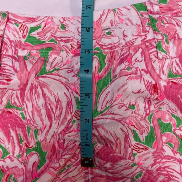 Lilly Pulitzer Callahan Shorts – Tropical Coastal Flamingos – Size 000 – EUC - Picture 12 of 12